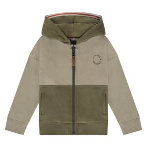 Gilet à capuche - Kaki/Brun
