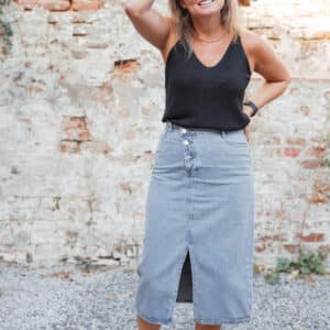 jupe longue denim bleu (copie)