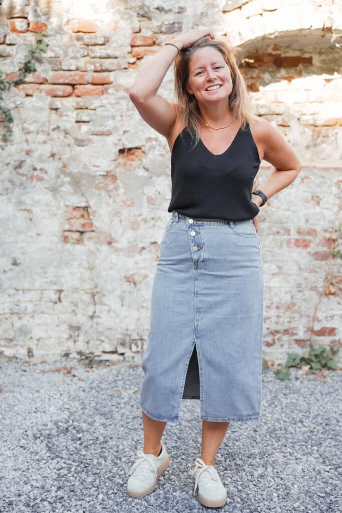 jupe longue denim bleu (copie)