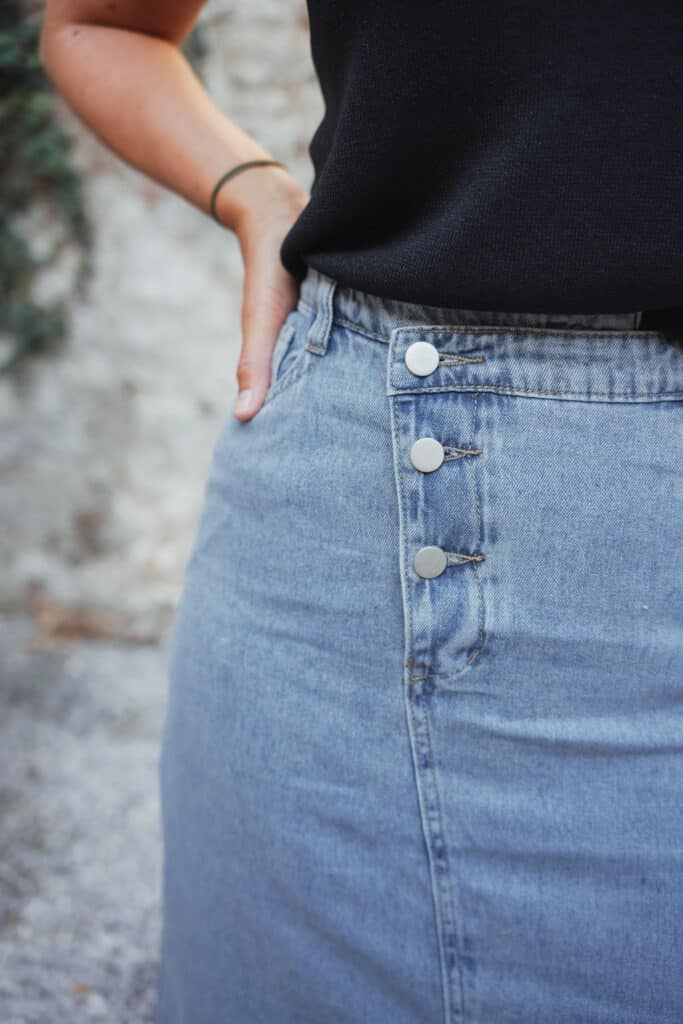 jupe longue denim bleu (copie)