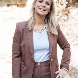 blazer chocolat