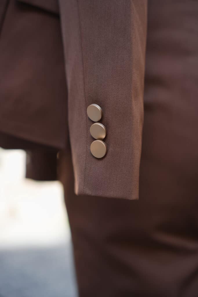 blazer chocolat