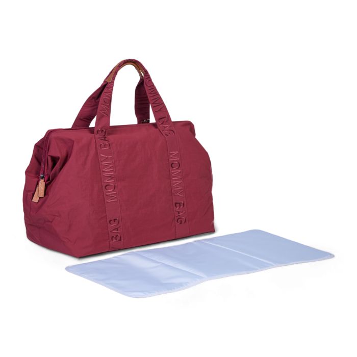mommy bag ® sac à langer – signature urban bordeaux