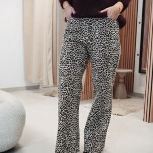 pantalon léopard