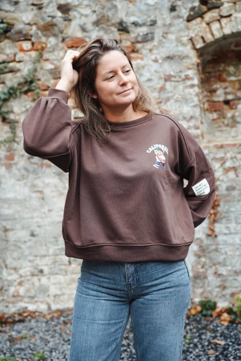 pull nounours oversize