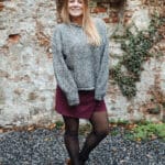 pull gris brillant