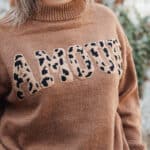 pull amour léopard