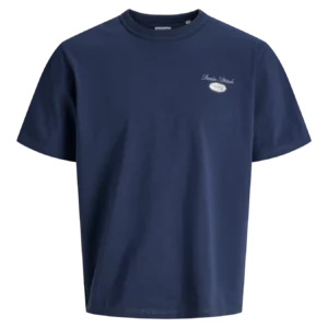 t shirt manche courte jj bleu foncé
