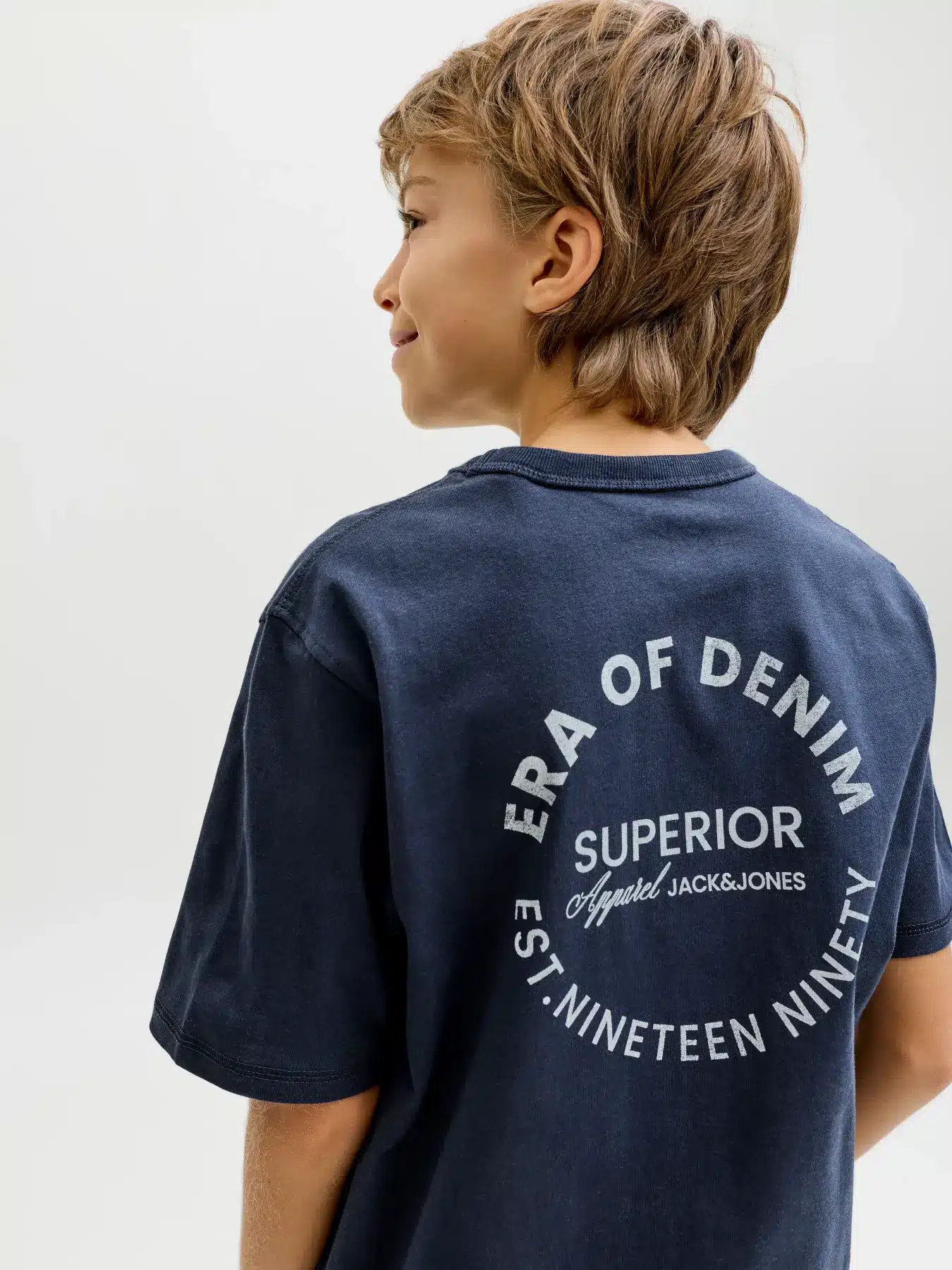 t shirt manche courte jj bleu foncé
