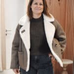 veste fourrée mouton