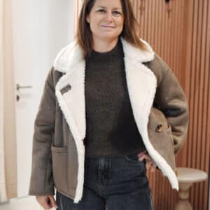 veste fourrée mouton