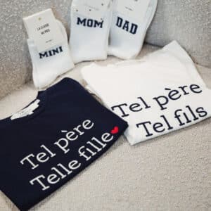 t shirt tel père tel fils