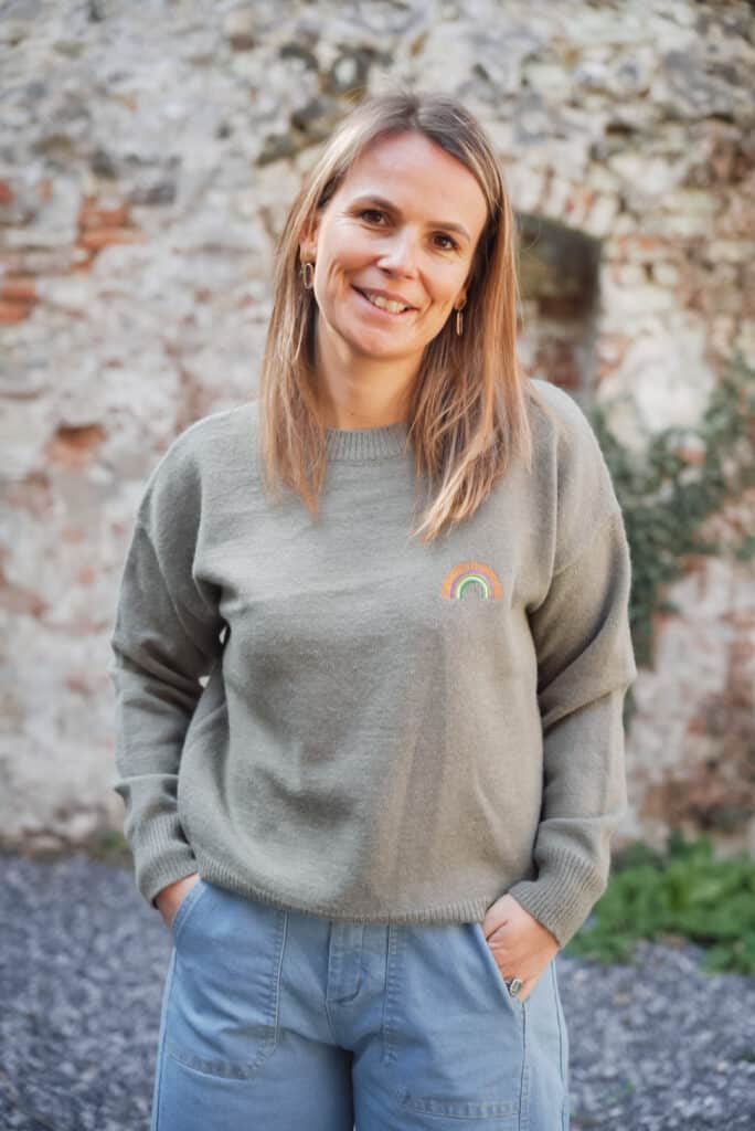 veste coeur oversize