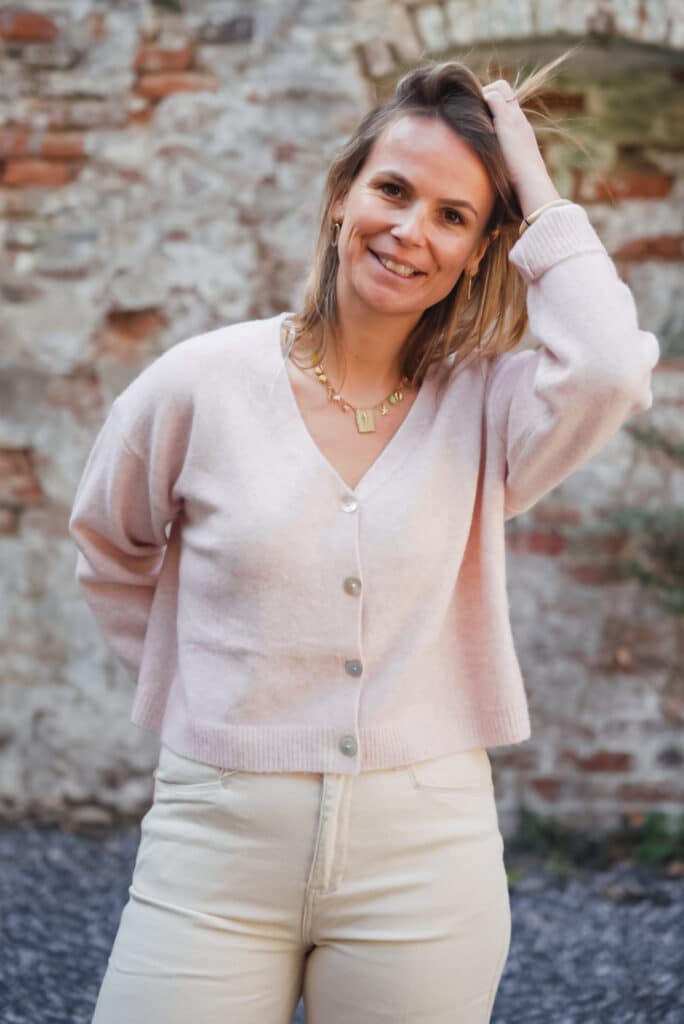 veste coeur oversize