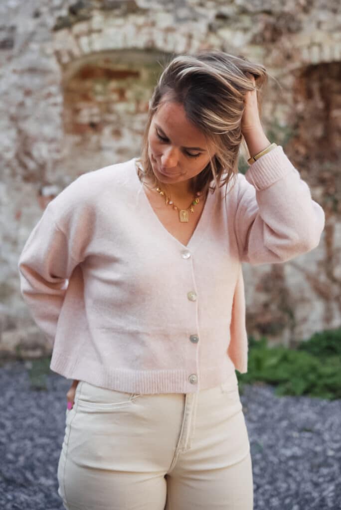 veste coeur oversize