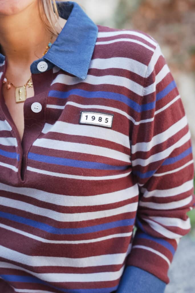 veste coeur oversize