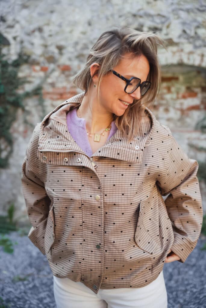 veste coeur oversize