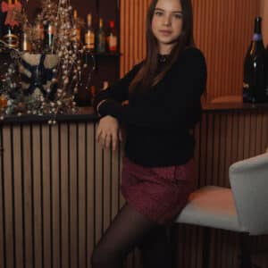 short bordeaux brillant