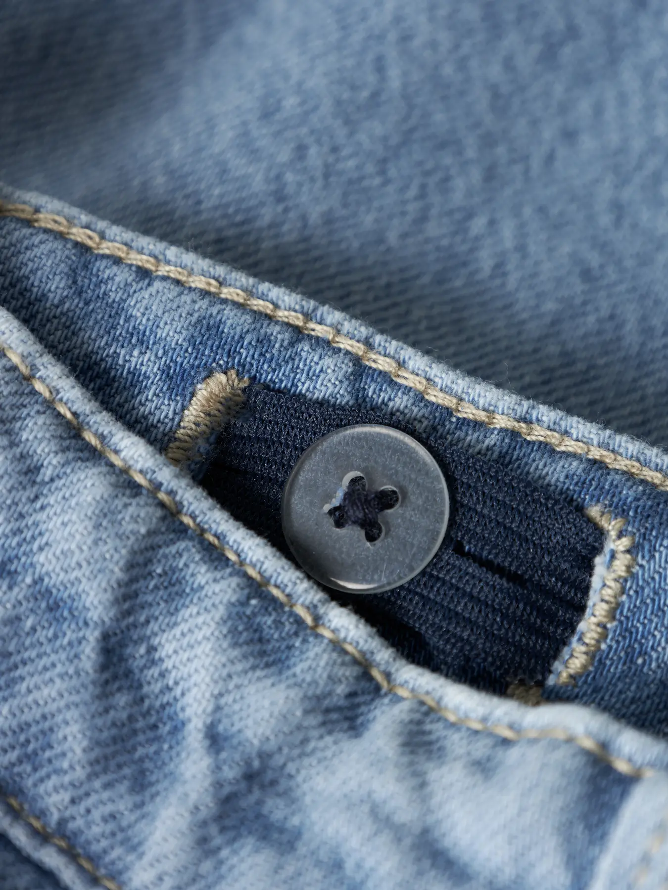 jeans light blue avec bord