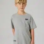 t shirt gris manche courte balle de tennis