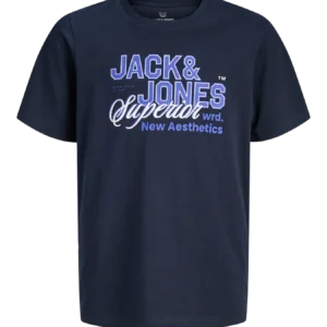 t shirt jj bleu foncé