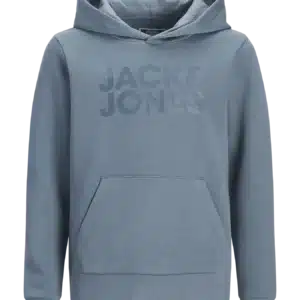 sweat à capuche jj bleu mirage