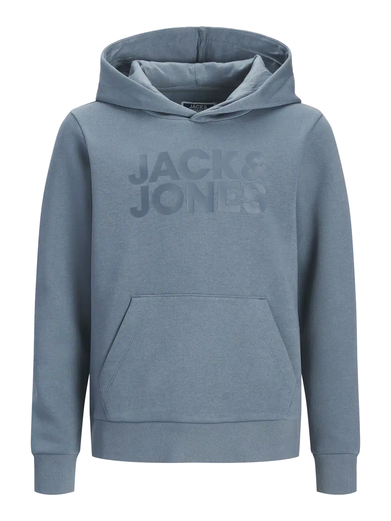 sweat à capuche jj bleu mirage