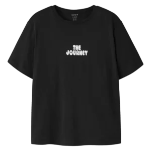 t shirt manches courtes the journey noir