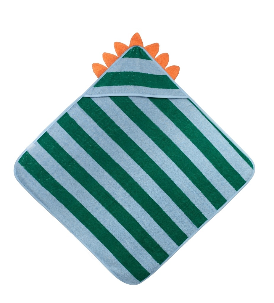 cape de bain coton dino lagon