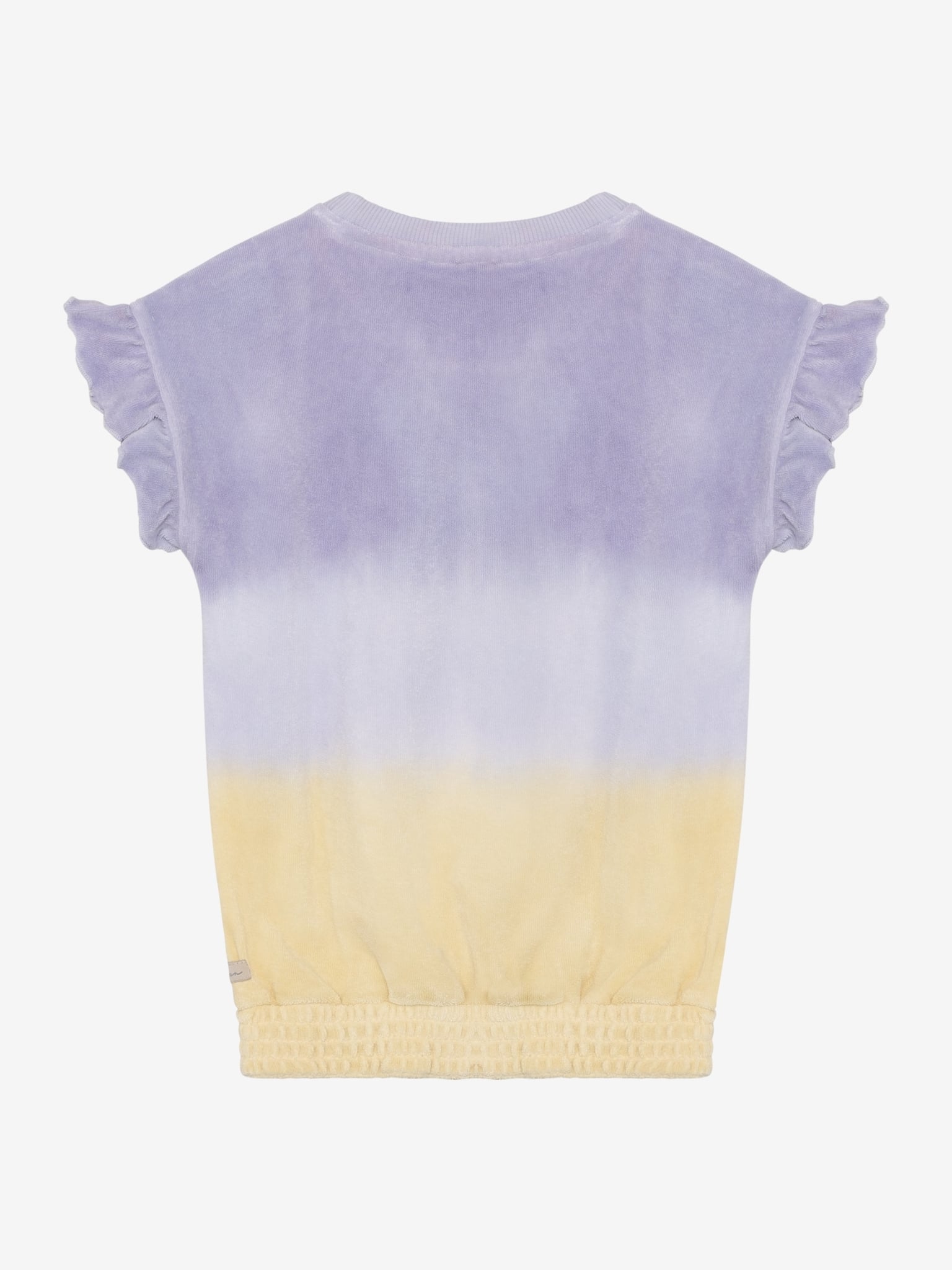 t shirt dégradé mauve /jaune