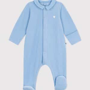 pyjama bleu petit coeur