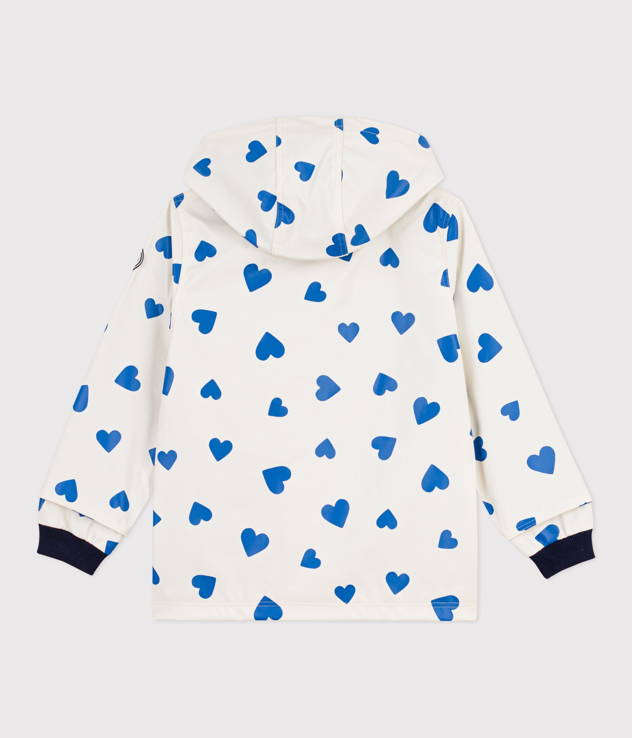 veste en cire coeur bleu