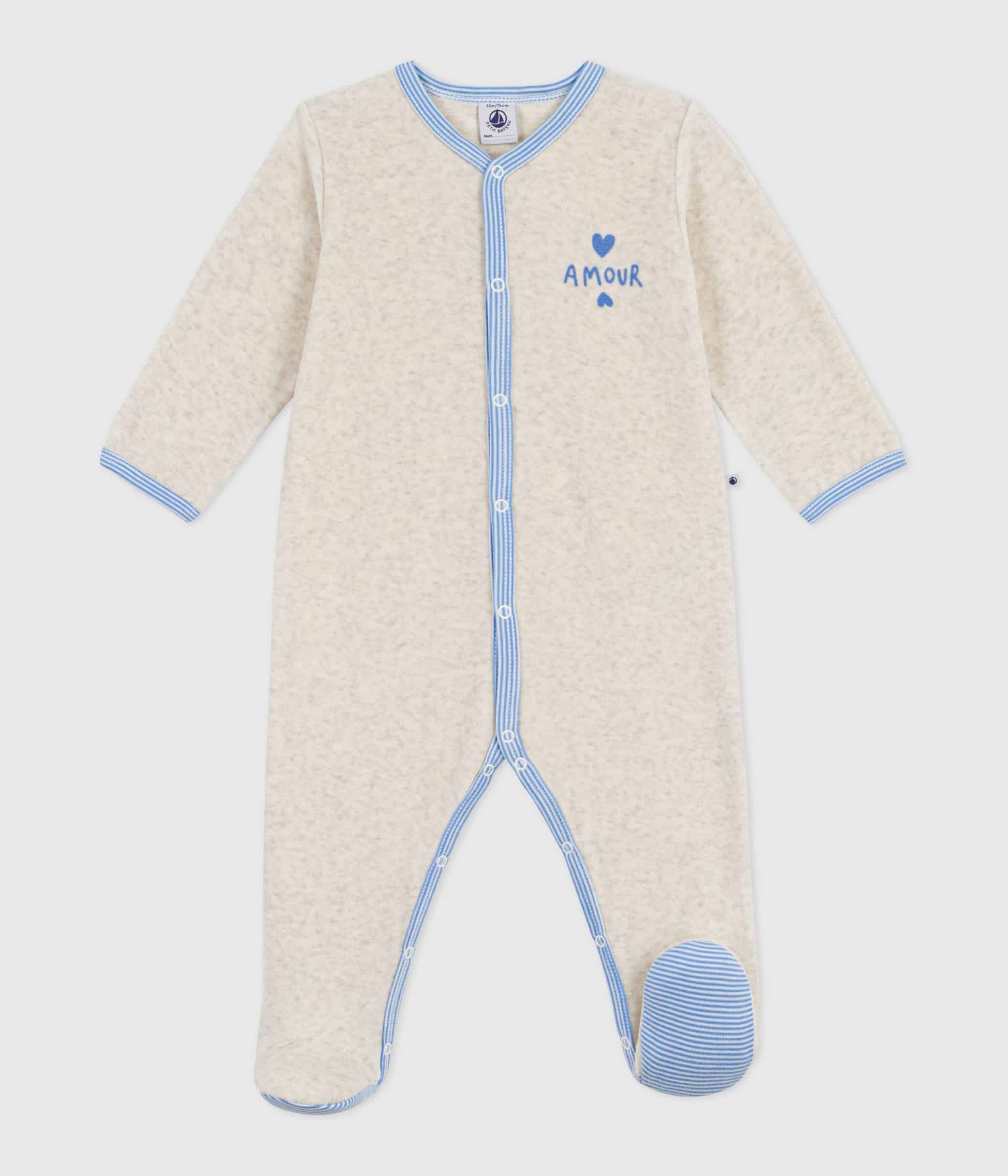 pyjama gris amour