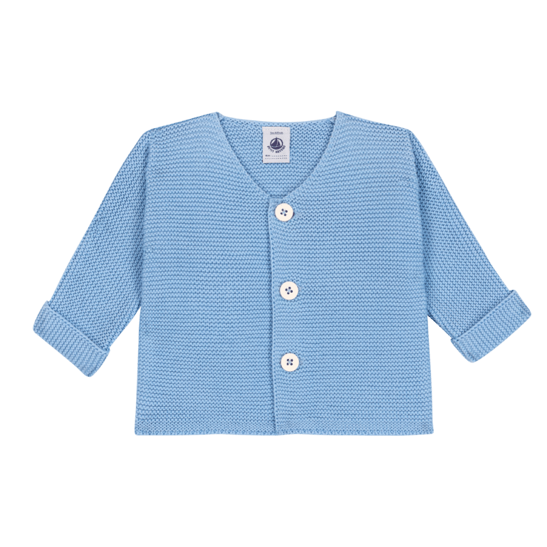 cardigan gilet bleu