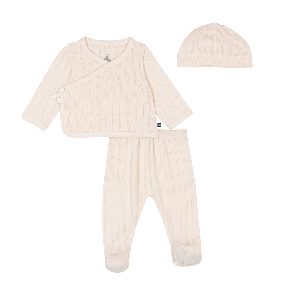 ensemble 3 pièces cache coeur