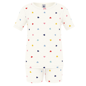 pyjama short à coeur