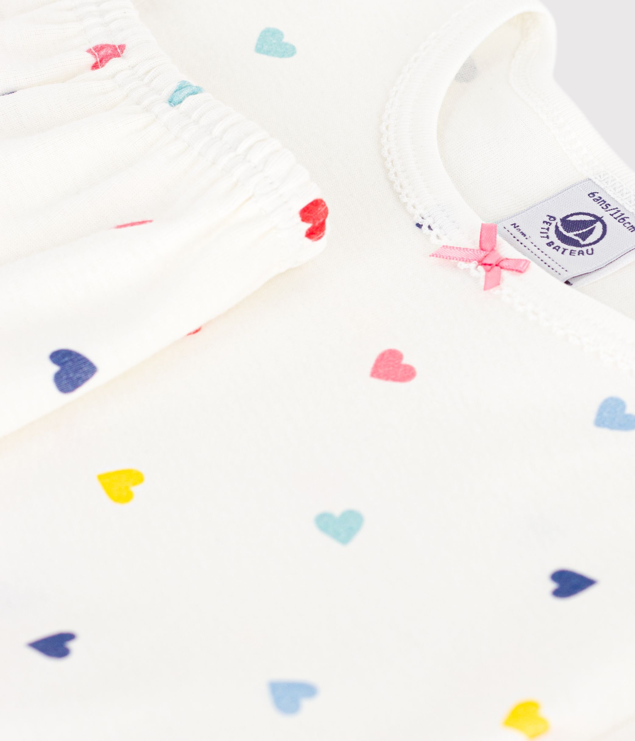 pyjama short à coeur