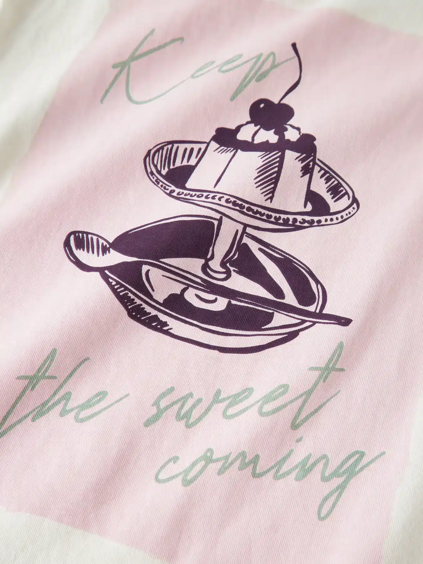 t shirt courtes manches dessert