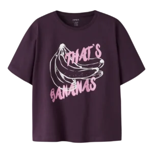t shirt courtes manches bananes