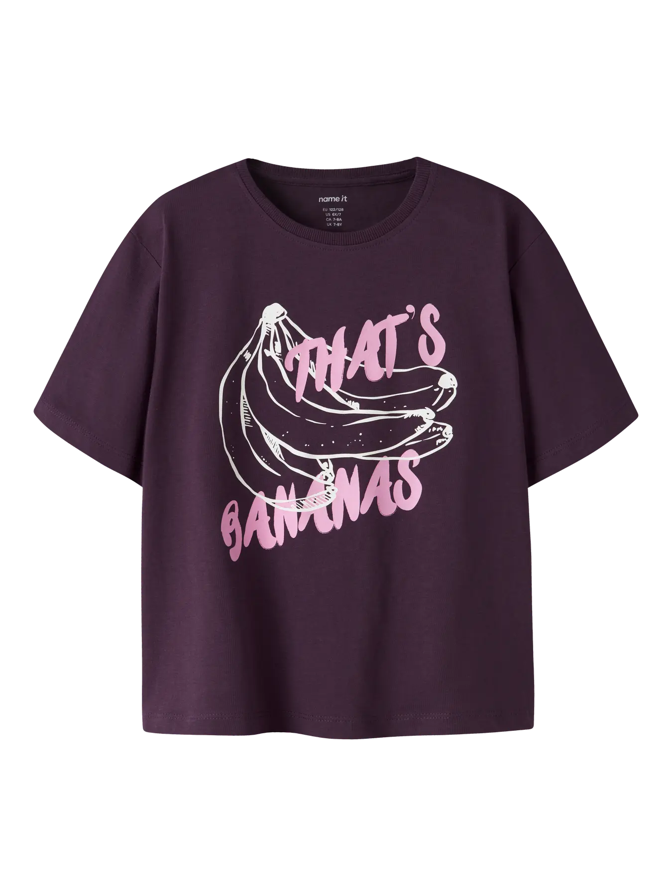 t shirt courtes manches bananes