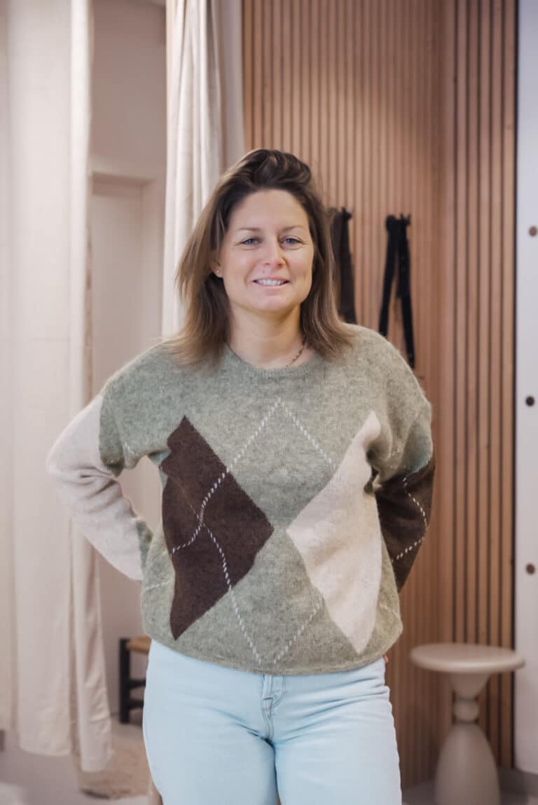 chemise crème en broderie