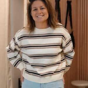 chemise crème en broderie