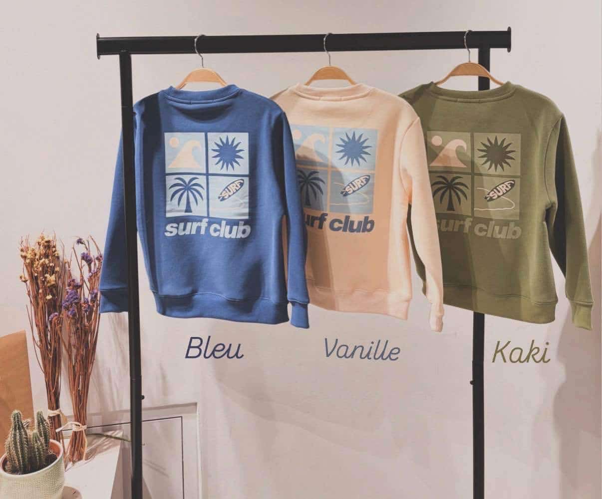sweat surf club kaki