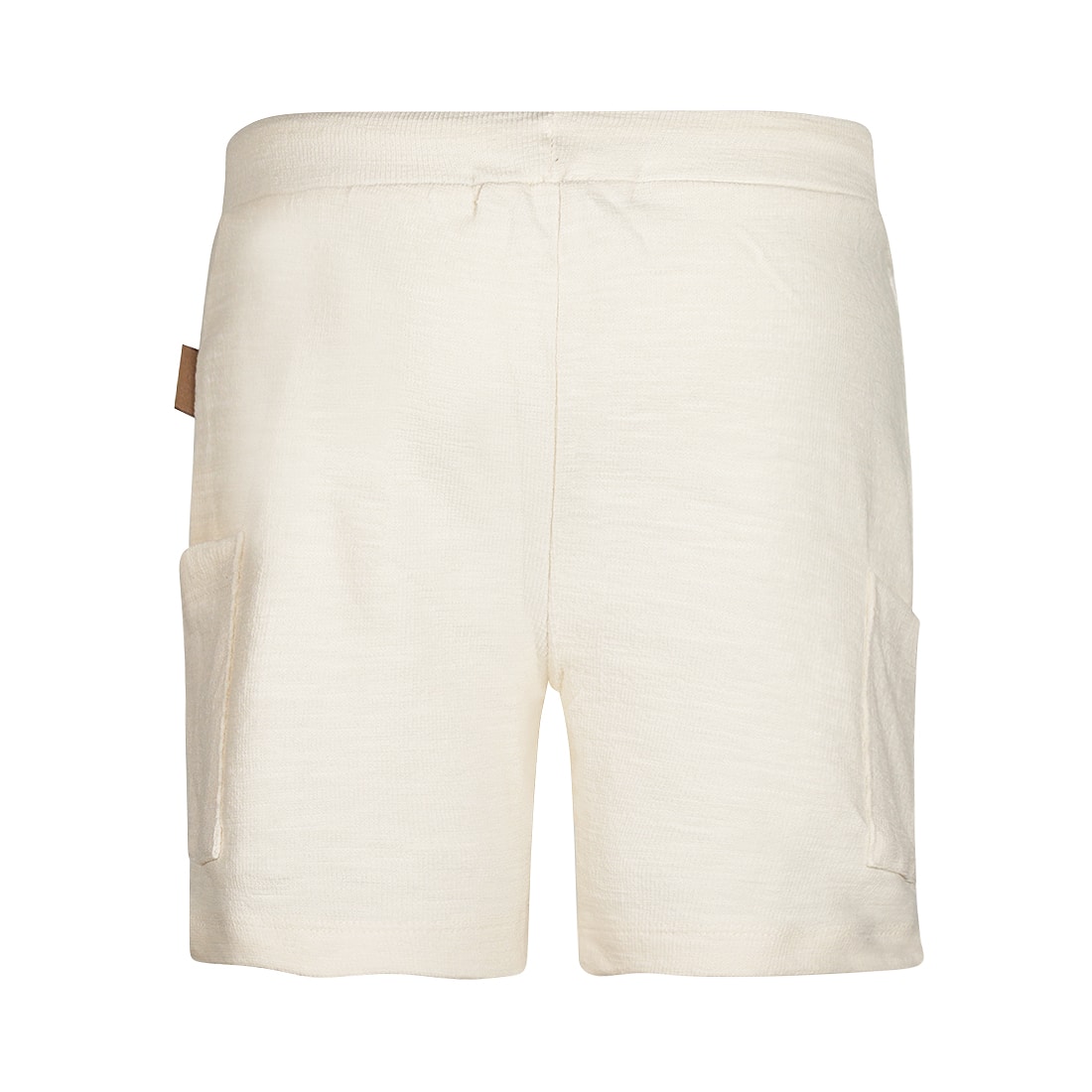 short en éponge à poche beige