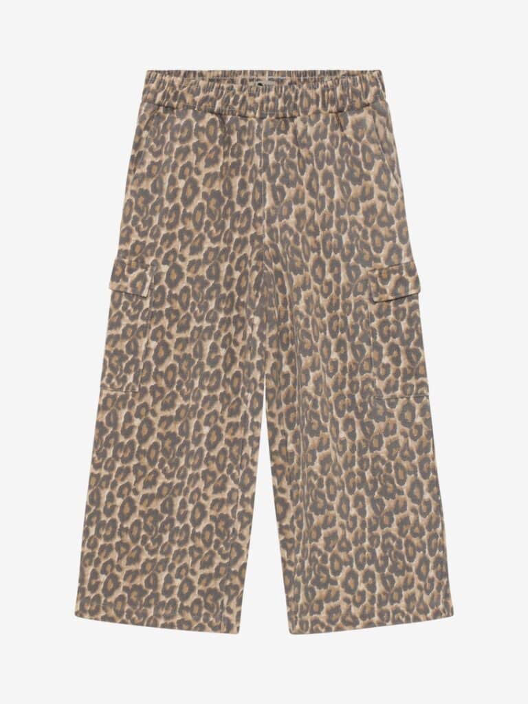 pantalon large leopard