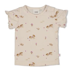 t shirt manches courtes "lucky" taupe (copie)