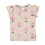 t shirt rose fleurs