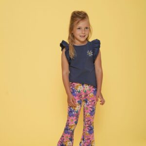 legging fleurs