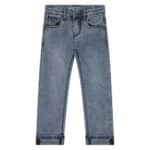 jean gris bleu droit