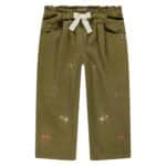 pantalon kaki wide leg